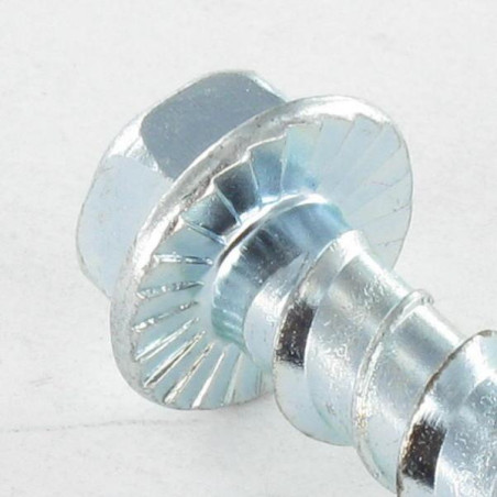1 x Tornillo hormigón cabeza hexagonal resalto reborde 18X150 preperforación de 16X150 Acero cincado blanco