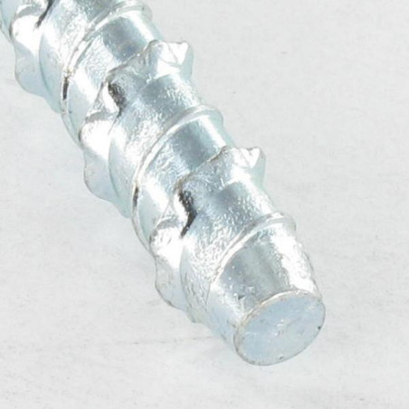 1 x Tornillo hormigón cabeza hexagonal resalto reborde 18X150 preperforación de 16X150 Acero cincado blanco