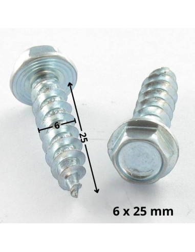 1 x Tornillo madera aglomerado cabeza hexagonal...