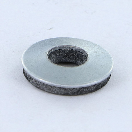 1 x Arandela de estanqueidad con junta de neopreno epdm Acero cincado blanco 6.8X19