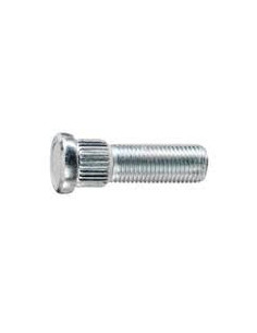 Tornillo de RUEDA Acero cincado blanco M12X60 roscado en...