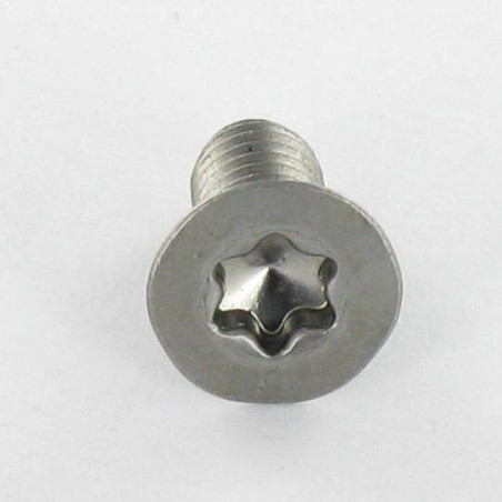 1 x Tornillo metales cabeza fresada/testa svasat TORX T30 M6X25 clase 10.9 Acero bruto
