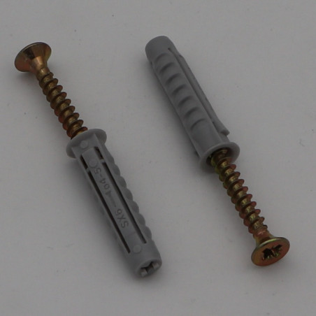 1 x Bolsa de 2 Taco Fischer SX6 con 2 Tornillo