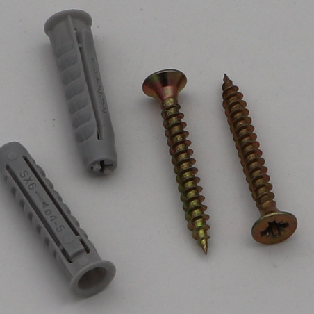 1 x Bolsa de 2 Taco Fischer SX6 con 2 Tornillo