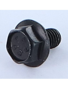 Tornillo metales cabeza hexagonal M6X10 resalto reborde...