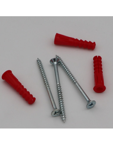 1 x EQUIPO 3 Taco rojo 9X39 con 3 Tornillo...