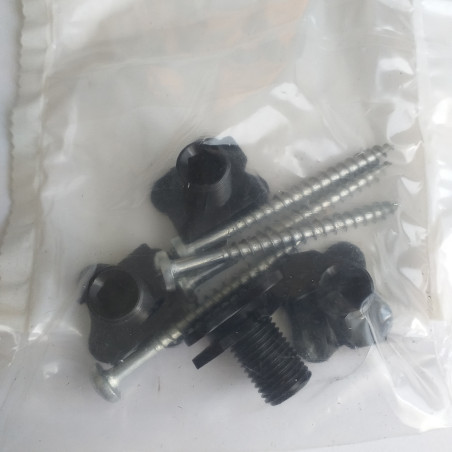 1 x Bolsa de 4 Tornillos cabeza cilíndrica 5X60 con 4 Tuerca Nylon