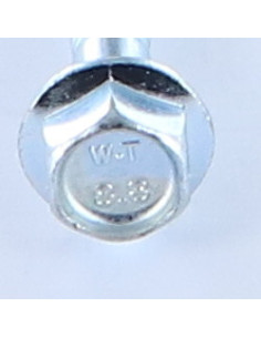 Tornillo metales cabeza hexagonal M6X30 roscado en 18... 2