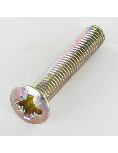 1 x Tornillo metales cabeza fresada abombada...
