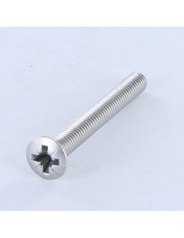 1 x Tornillo metales cabeza fresada abombada...