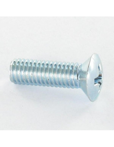 1 x Tornillo metales cabeza fresada abombada...