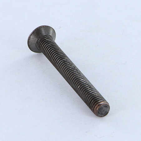 1 x Tornillo metales cabeza fresada abombada Pozi M5X40 acero bronce