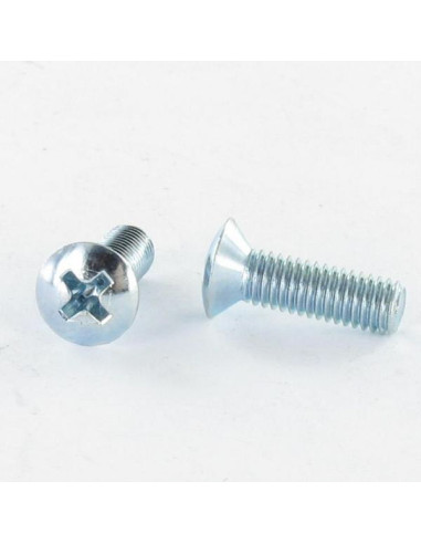 1 x Tornillo metales cabeza fresada abombada...
