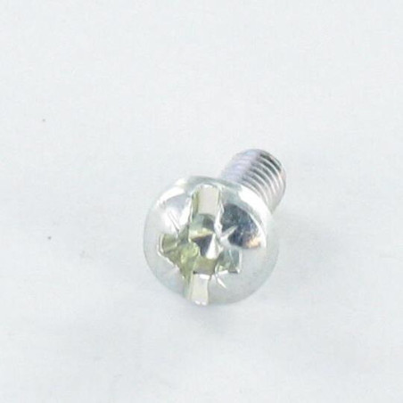 1 x Tornillo metales cabeza cilíndrica ancha Pozi ranura M3.5X4.7 A/CHANF Acero cincado blanco