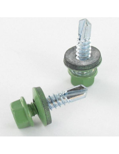 1 x Tornillo autoperforante cabeza hexagonal...