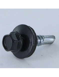Tornillo autoperforante cabeza hexagonal 5.5X25 Arandela...