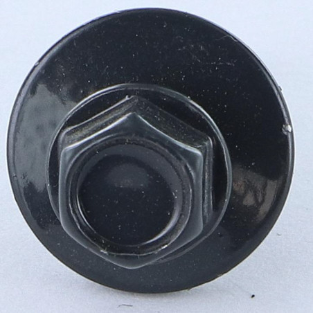 1 x Tornillo autoperforante cabeza hexagonal 5.5X25 Arandela de estanqueidad con junta de neopreno epdm Acero cincado