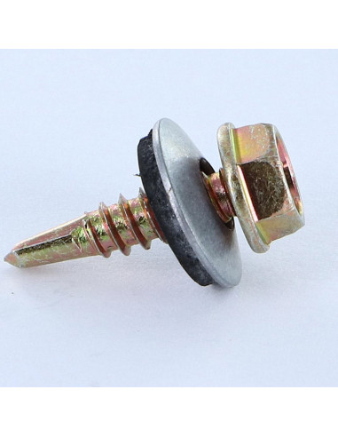1 x Tornillo autoperforante cabeza hexagonal...