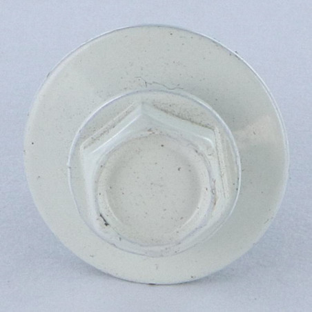 1 x Tornillo autoperforante cabeza hexagonal 4.8X19 Arandela de estanqueidad con junta de neopreno epdm Acero cincado