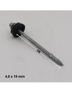 Tornillo autoperforante cabeza hexagonal 4.8X19 Arandela... 2