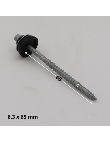 1 x Tornillo autoperforante cabeza hexagonal...