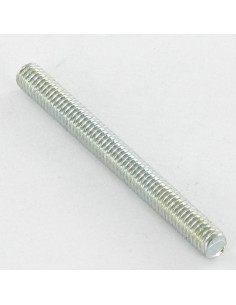 Varilla roscada Acero cincado blanco M10X456