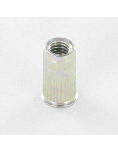 1 x Tuerca ciega Acero cincado blanco M4 6X12...