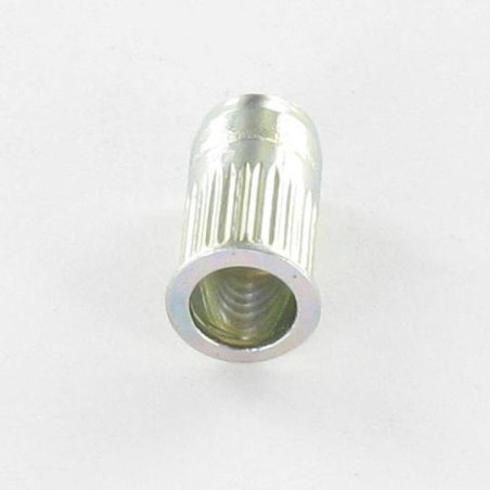 1 x Tuerca ciega Acero cincado blanco M5 7X12.5 cabeza reducida