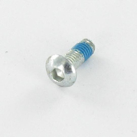 1 x Tornillo metales Cabeza Abombada con Hueco hexagonal M8X20 roscado total clase 10.9 llave de 5 Acero cincado blanco