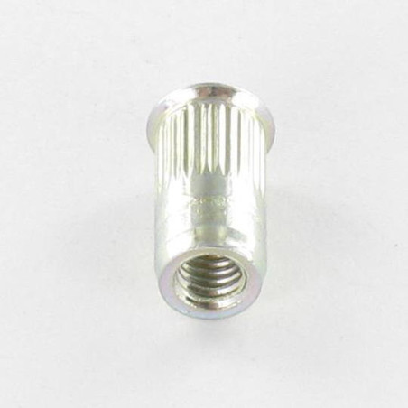 1 x Tuerca ciega Acero cincado blanco M8 11X17 cabeza reducida