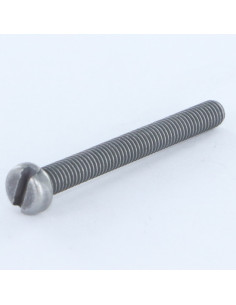 Tornillo metales cabeza cilíndrica ranura M5X45 Acero...