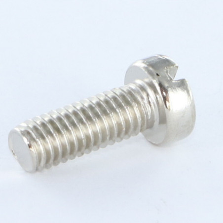 1 x Tornillo metales cabeza cilíndrica ranura M6X16 Acero niquelado