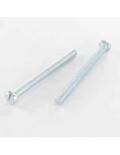 Tornillo metales cabeza cilíndrica ranura M6X25 Acero...