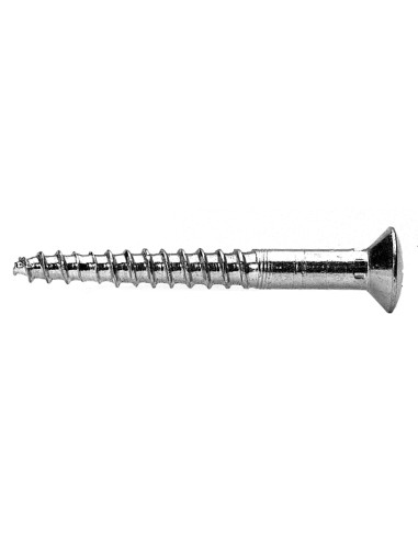 1 x Tornillo madera cabeza fresada abombada...
