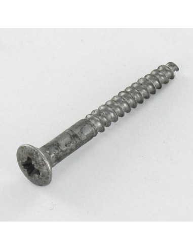 1 x Tornillo madera cabeza fresada abombada...