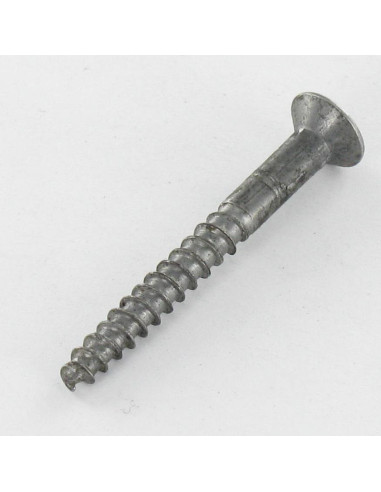 1 x Tornillo madera cabeza fresada abombada...
