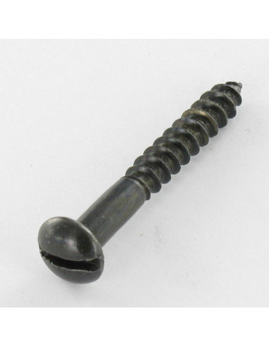 1 x Tornillo madera cabeza redonda ranura...