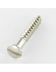 Tornillo madera cabeza fresada abombada ranura 3X16 Acero...