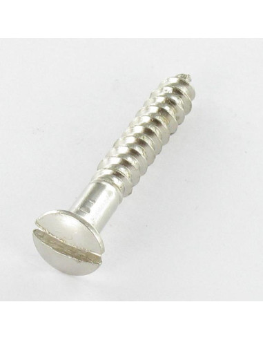 1 x Tornillo madera cabeza fresada abombada...