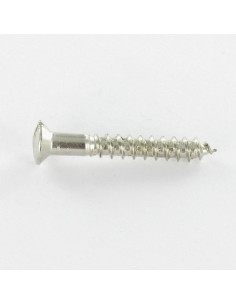 Tornillo madera cabeza fresada abombada ranura 3X16 Acero... 2