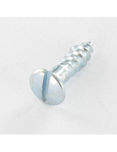 Tornillo madera cabeza fresada abombada ranura 3X20 Acero...