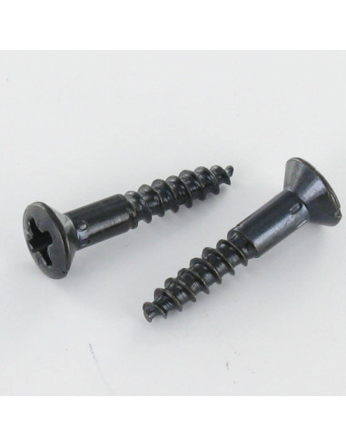 1 x Tornillo madera cabeza fresada abombada...