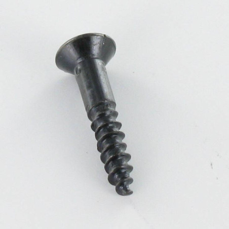 1 x Tornillo madera cabeza fresada abombada Pozi PZ4 3.5X20 Acero cincado negro