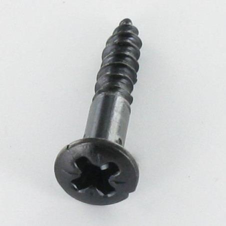 1 x Tornillo madera cabeza fresada abombada Pozi PZ4 3.5X20 Acero cincado negro
