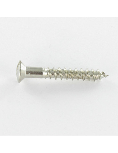 1 x Tornillo madera cabeza fresada abombada...