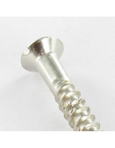 1 x Tornillo madera cabeza fresada abombada...