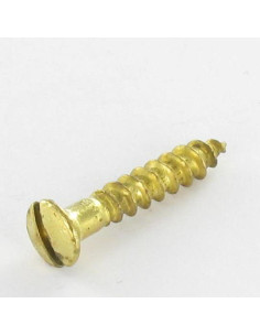 Tornillo madera cabeza fresada abombada ranura 3.5X20...
