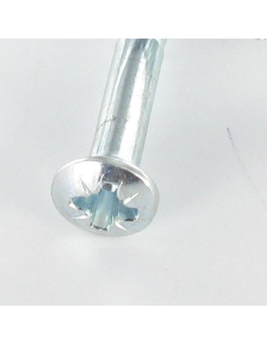 1 x Tornillo madera cabeza fresada abombada...