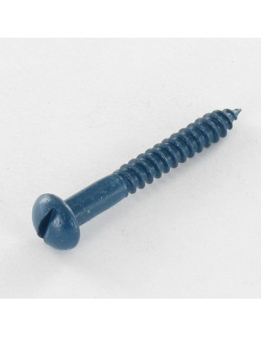 1 x Tornillo madera cabeza redonda ranura 4X30...