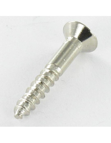 1 x Tornillo madera cabeza fresada abombada...